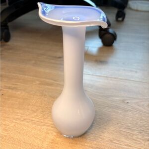 Vase Blue Jack in the Pulpit Cala Lily Periwinkle 8"